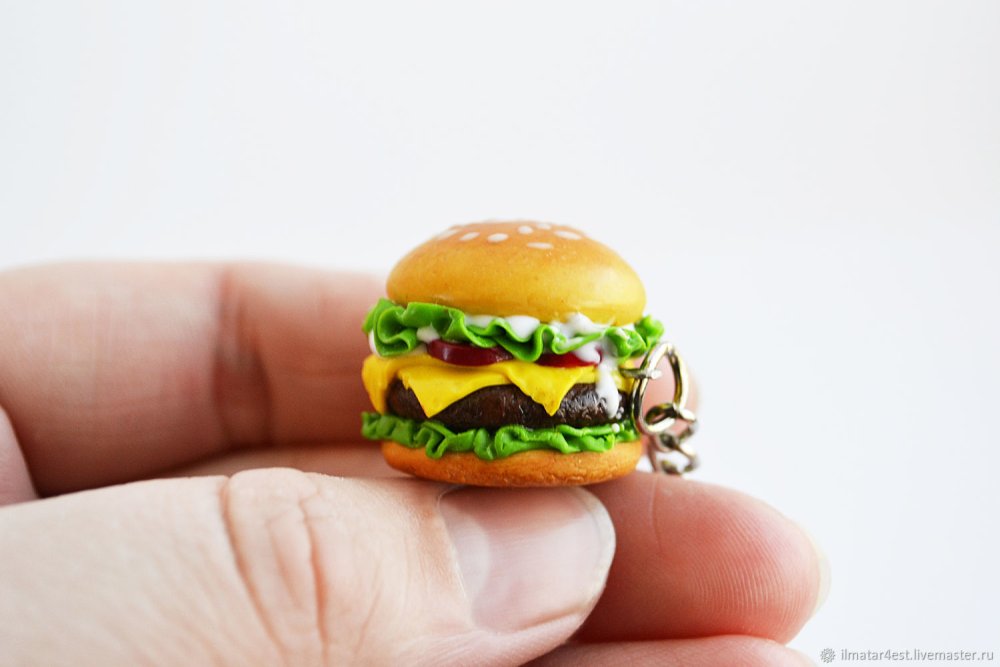 Фаст фуд из полимерной глины