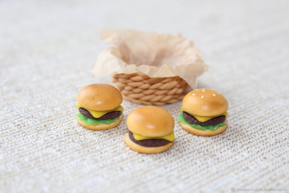 Мармеладная еда бургер