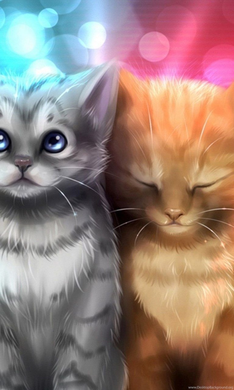 Милые кавайные котики