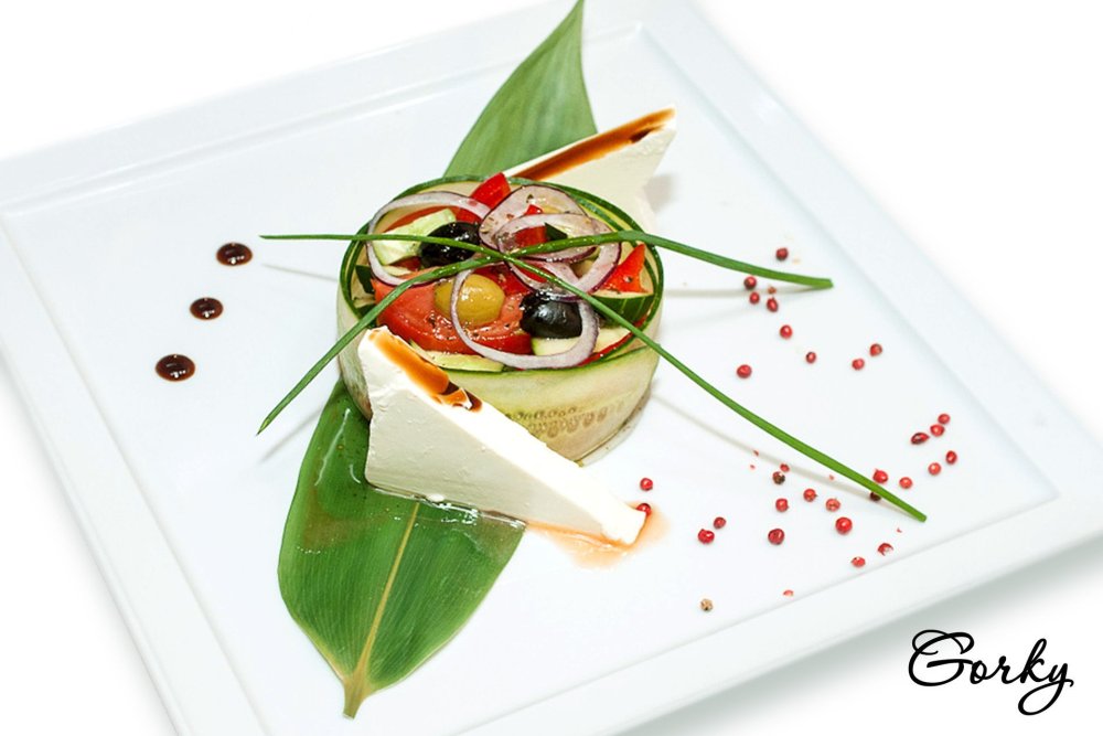 Креативная подача салатов