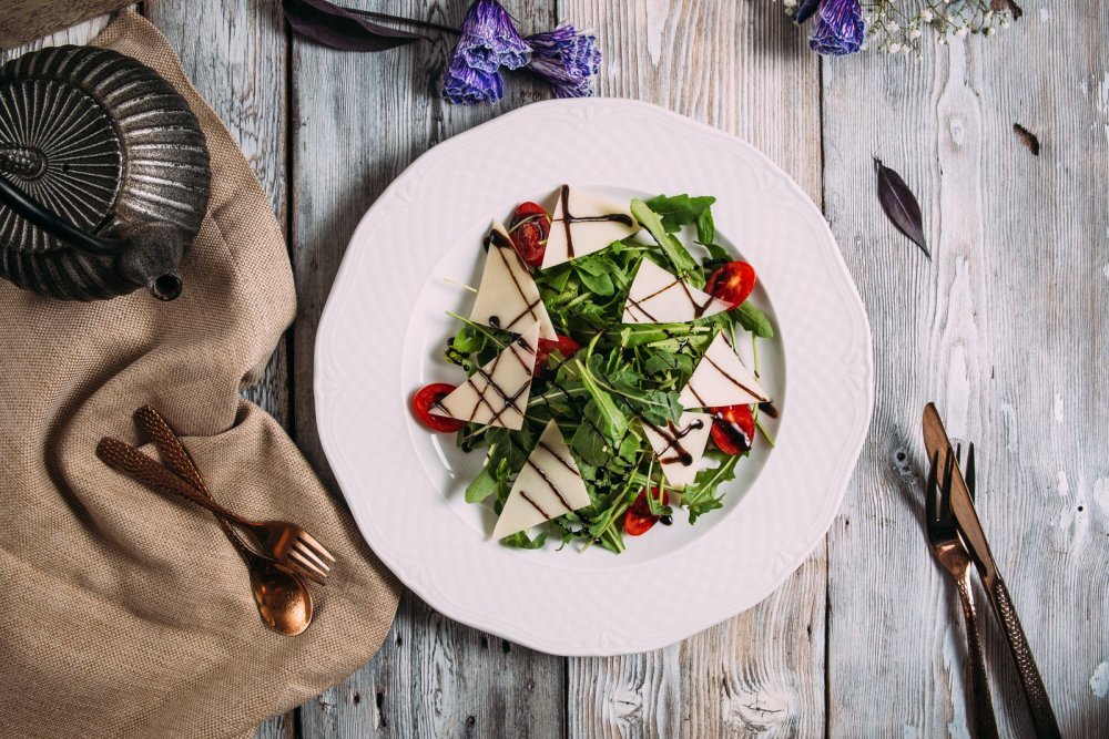 Красивые блюда на тарелке