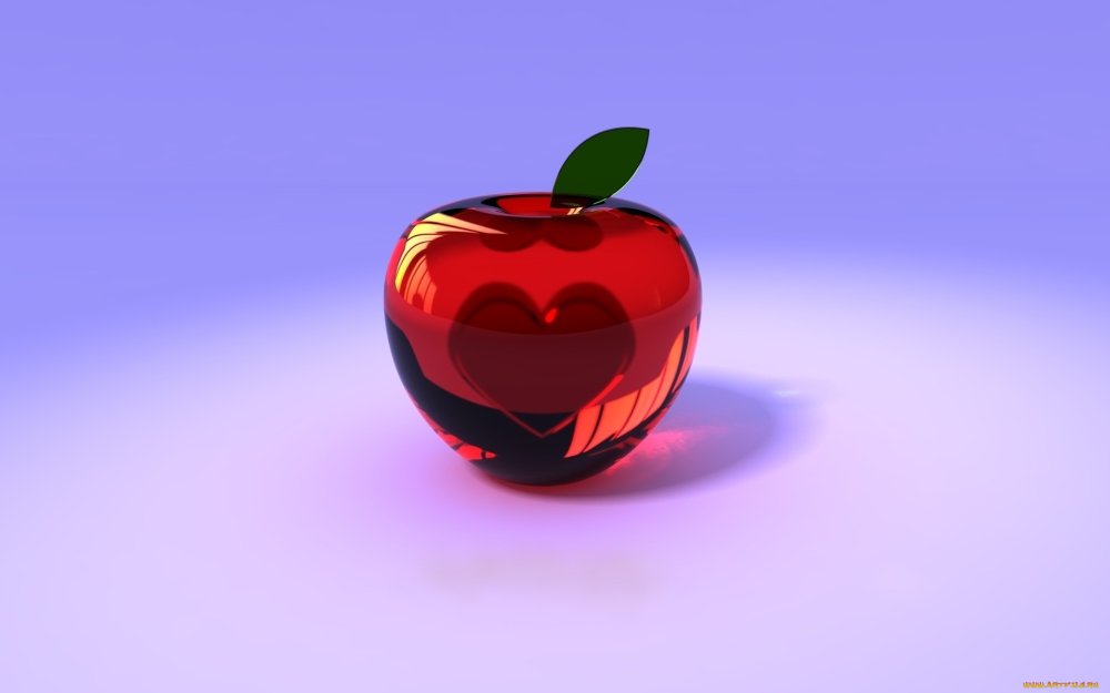 Обои на рабочий стол яблоки