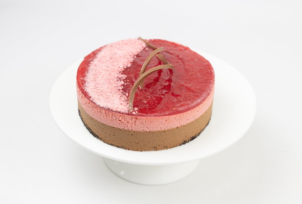 Муссовый торт клубничный Мохито