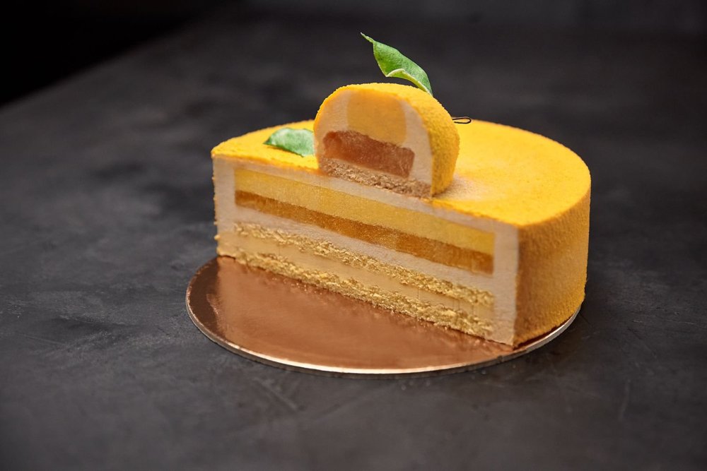 Торт малина маракуйя