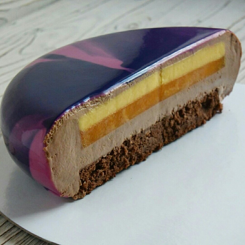 Муссывыц торт в разрезе