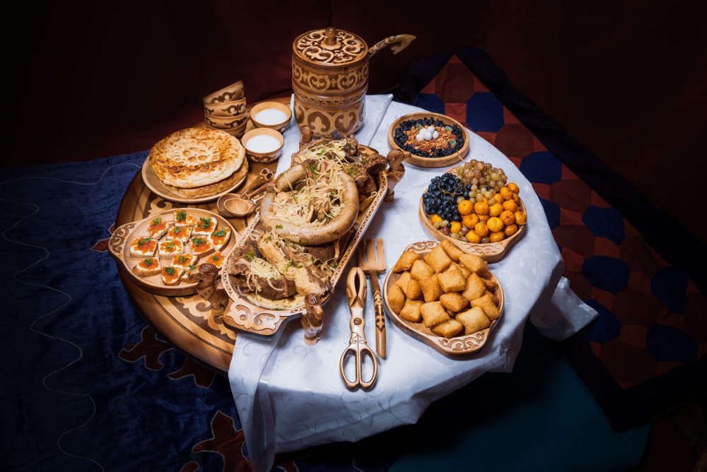 Казахский дастархан