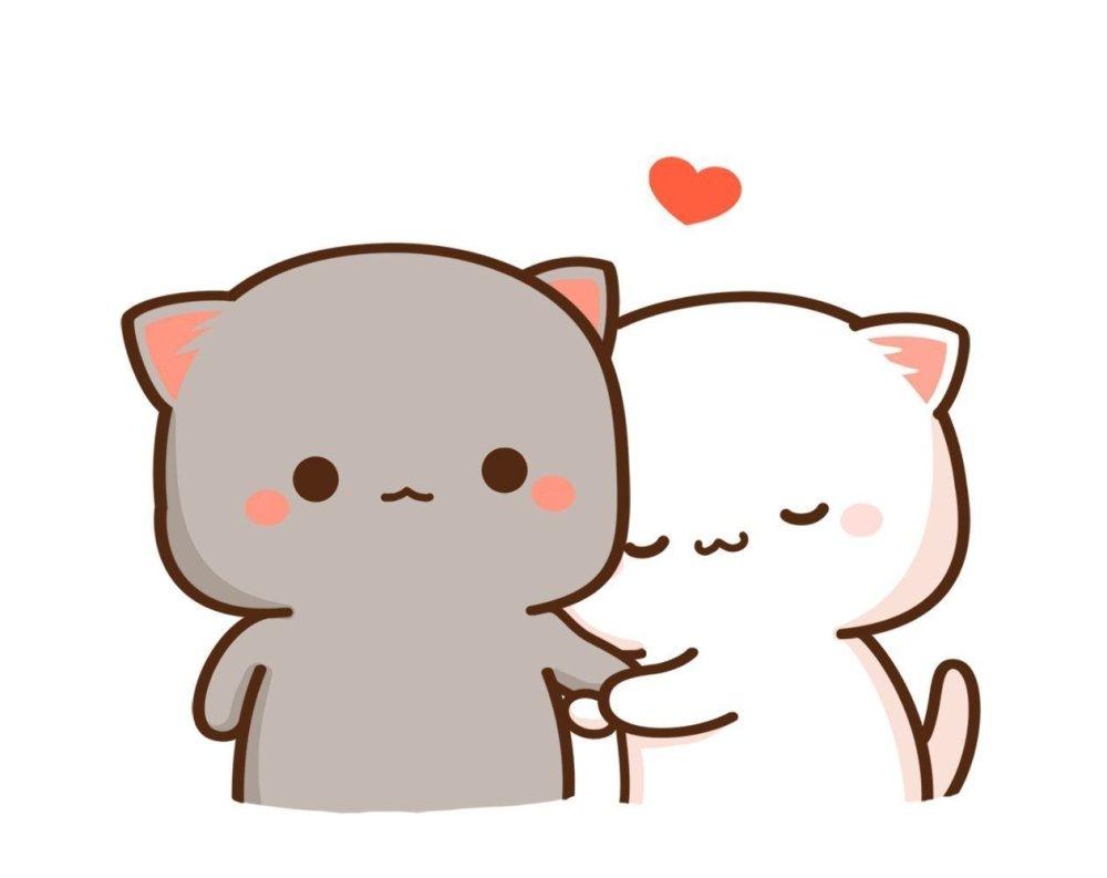 Кавайные котики любовь один