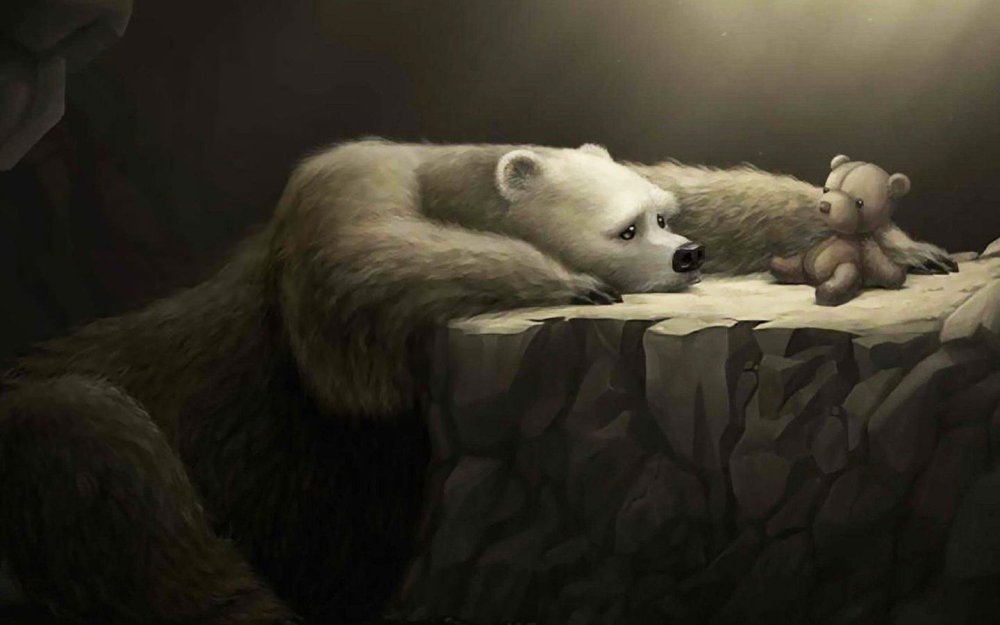 Медведь арт