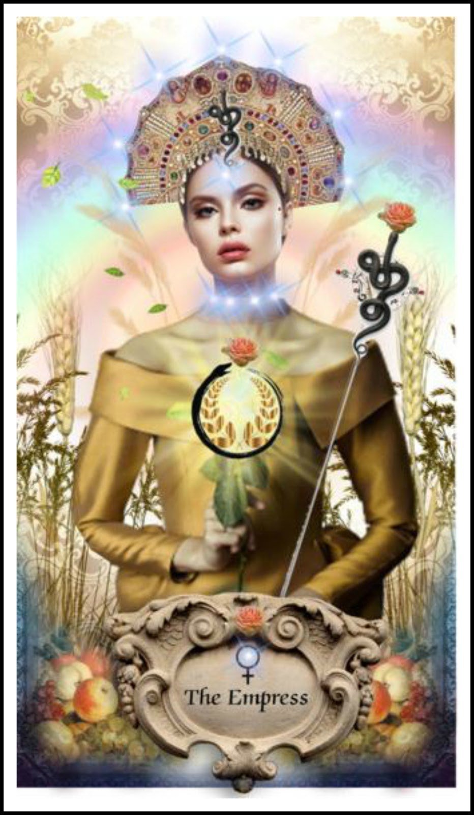 Карта Императрица Таро Телема