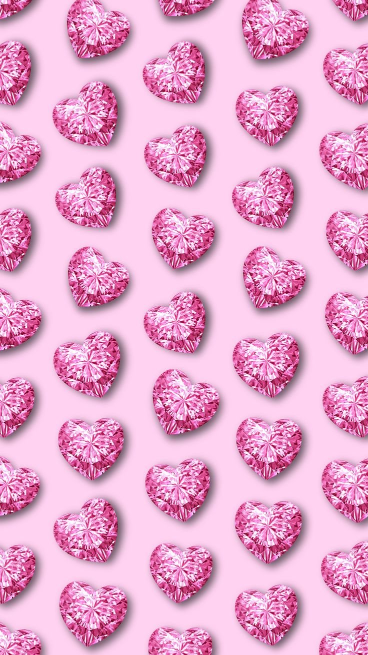 Красивый фон с сердечками