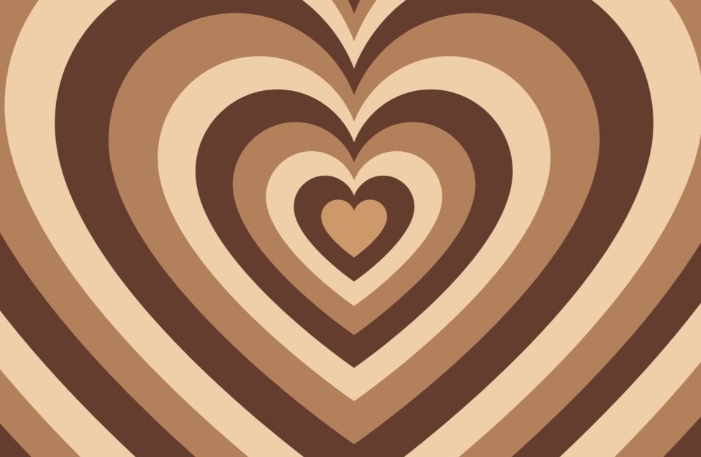 Розовый фон с сердечками