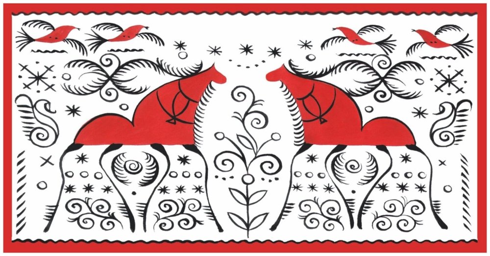 Элементы мезенской росписи раскраска