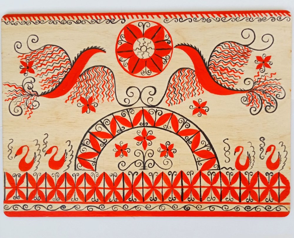 Мезенская роспись орнаменты и узоры