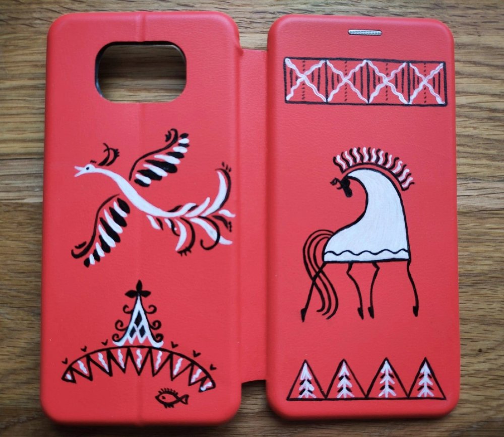 Образ коня в мезенской росписи