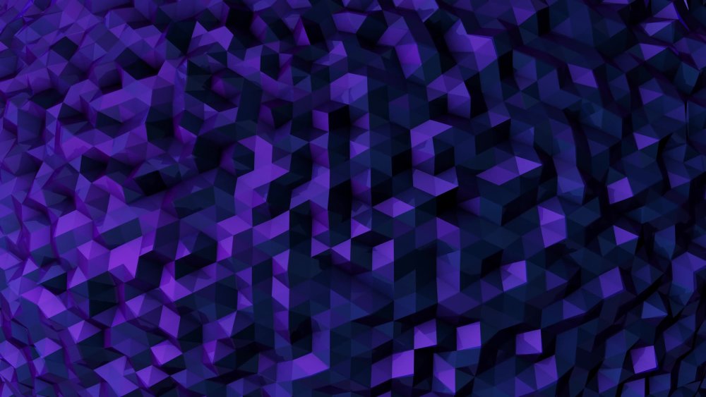 Фиолетовый кубик