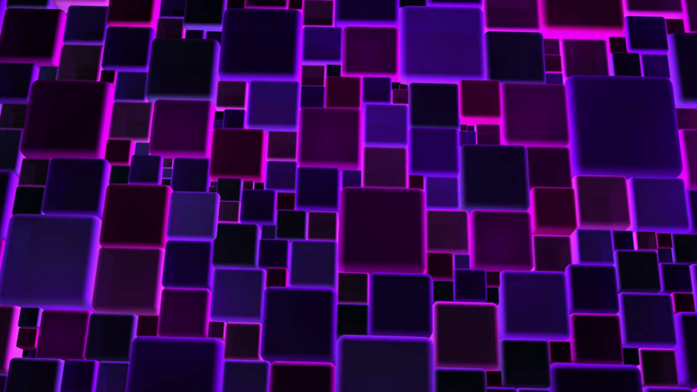 Неоновые Кубы фон