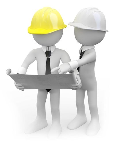 Человечек в каске