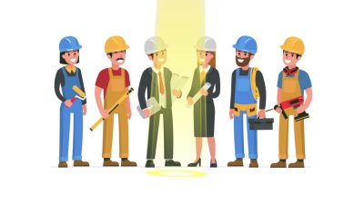 Человечек в каске