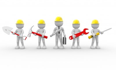 Человечек Строитель