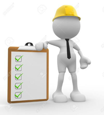 Человечек в строительной каске