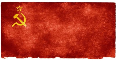 Рваный флаг советского Союза