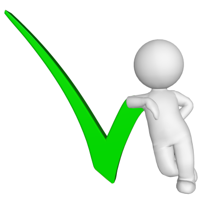 Человечек с галочкой