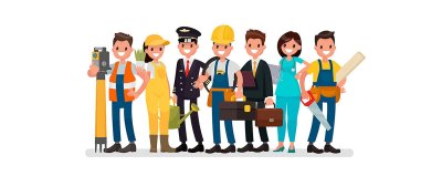 Рабочие профессии клипарт