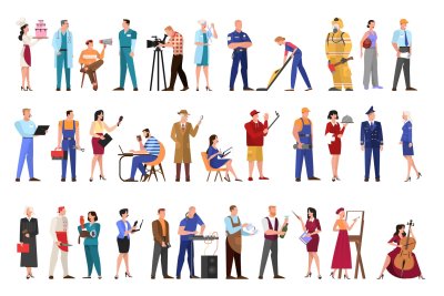 Профессии мужчины и женщины