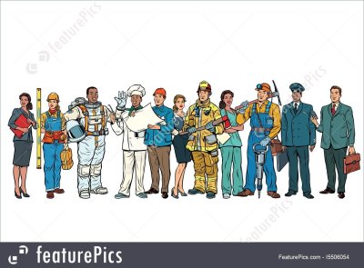 Люди разных профессий клипарт