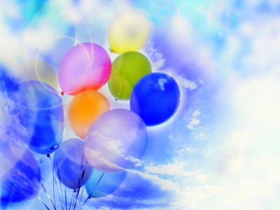 Фон шарики воздушные