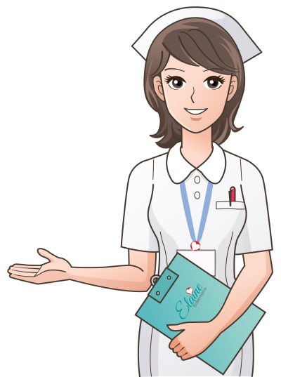 Медсестра на прозрачном фоне