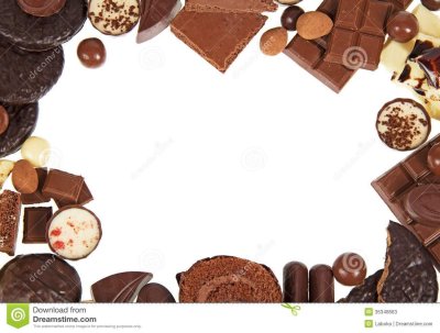 Рамка из шоколада