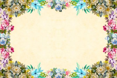 Цветочная рамка