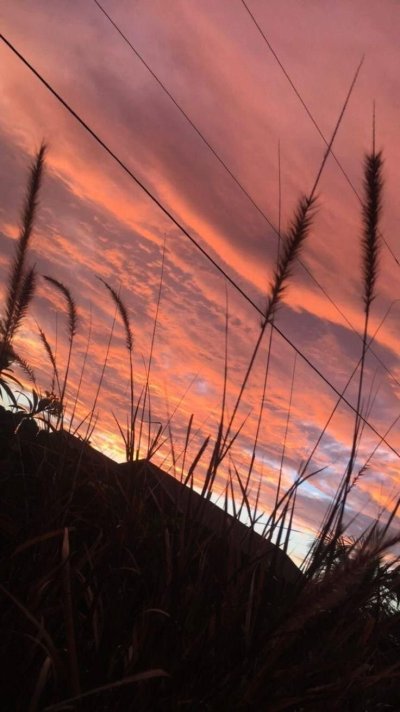 Коричневый закат Эстетика