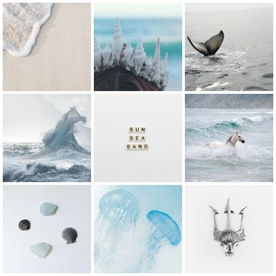 Коллаж море