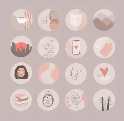 Значки для хайлайтс