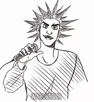 Михаил Горшенев рисунок лёгкий арт