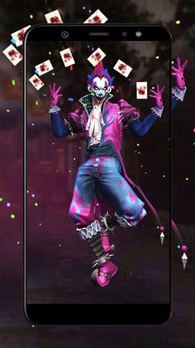 Маска клоуна фри фаер