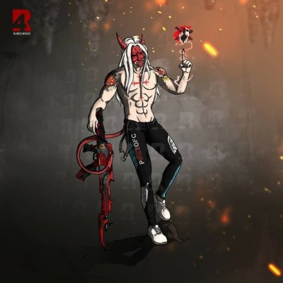 Фри фаер зомби Самурай на аву