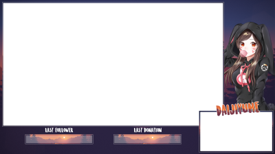 Рамка для стрима аниме