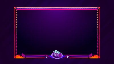 Рамка для веб камеры для OBS неон