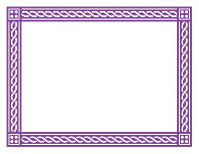 Фиолетовая рамка