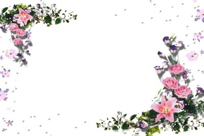 Рамка с цветами