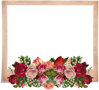 Красивая Цветочная рамка