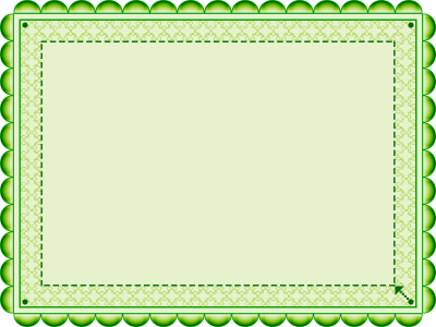 Рамка салатовая