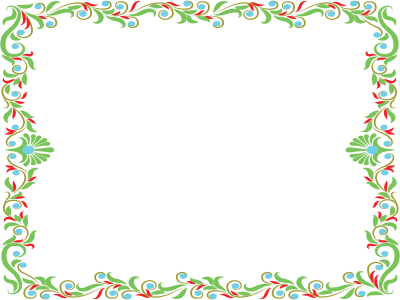 Рамка в народном стиле