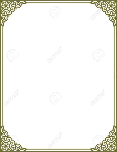 Татарский орнамент рамка