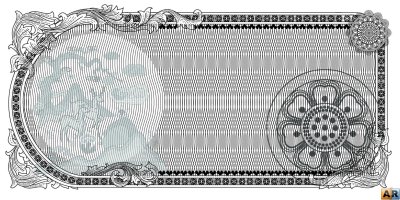 Защитная сетка гильош вектор ваучер