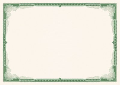 Рамка для сертификата