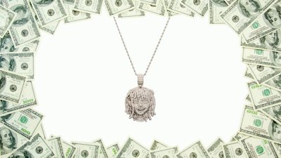 Рамка из денег